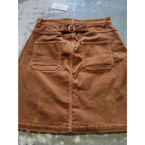 NWT CLOSED Logan Skirt In Tobacco sz 30 - Picture 6 of 6